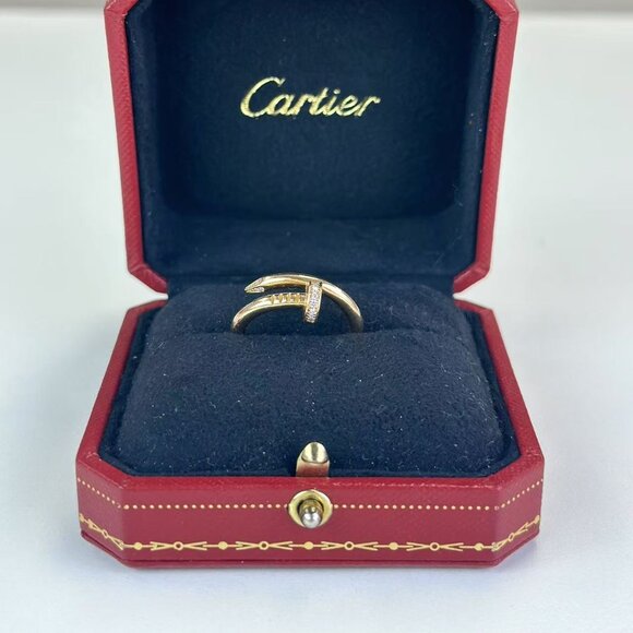 Cartier Juste un Clou Ring 18k With Diamond - Picture 1 of 10